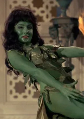 Green-Skinned Space Babe