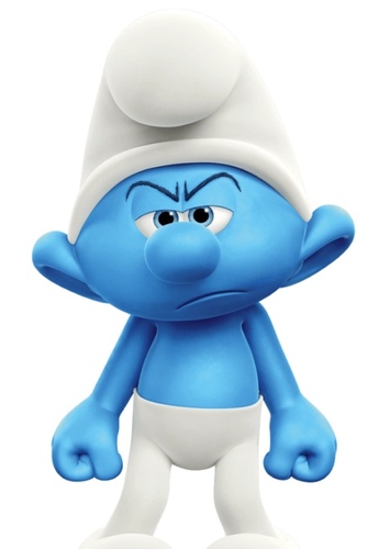 Grouchy. Smurf