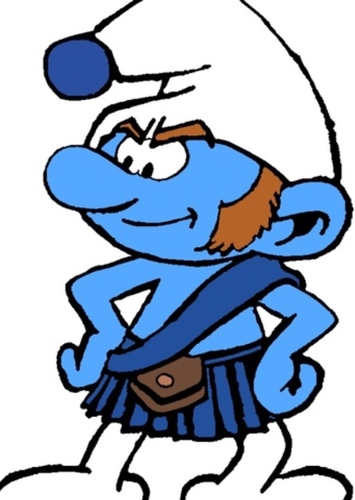 Gutsy Smurf