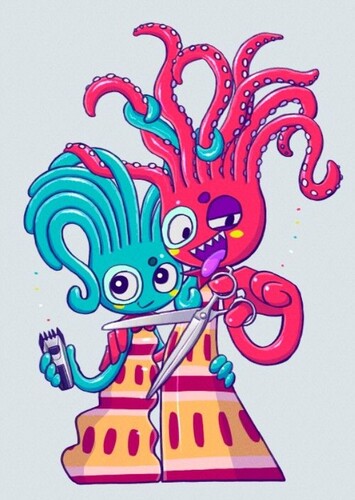 Hairdresser Octopus