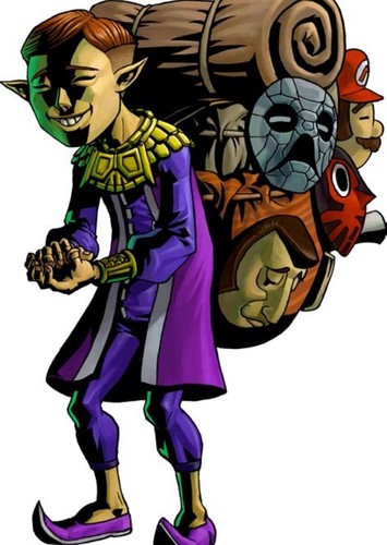 Happy Masked Salesman