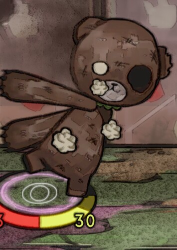 Happy Teddy Bear, an abnormality