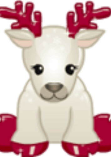 Holiday Silver Reindeer