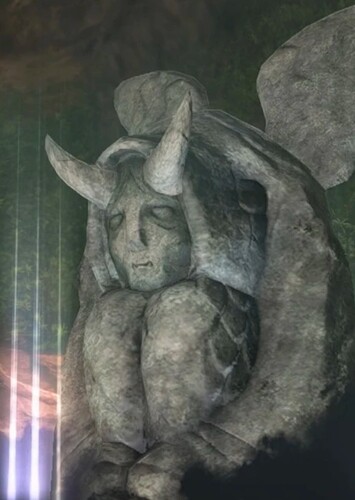 Horned Statue