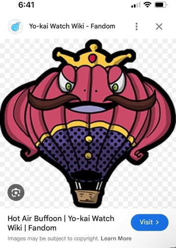 Hot air buffoon