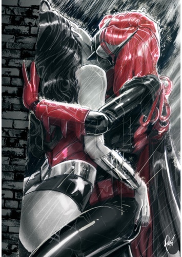How the fight between Bat-woman & Super-woman  went down