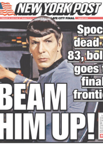 I Am Not Spock