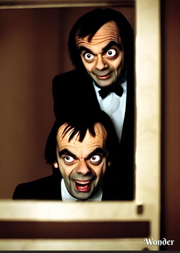 Jack Torrance Jr. (Reincarnated) - In His Crazy, Psychopathic (Mr. Bean Persona)