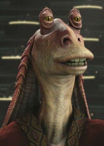 Jar Jar Binks (cameo as Imperial Admiral)