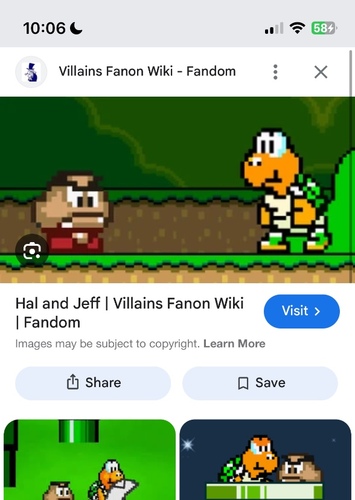 Jeff the goomba and Hal the koopa