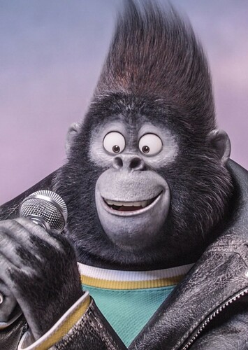 Johnny, a teenage gorilla