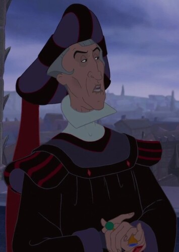 Judge Claude Frollo in Beauty and the Beast (1991)
