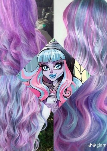 Light Blue, Pink, & Purple