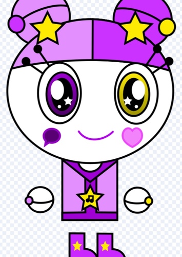 Light Purple Star Robot Girl
