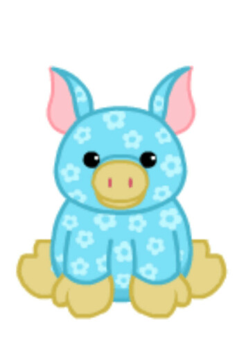 Lil Blue Piglet