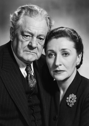 Lionel Barrymore and Judith Anderson
