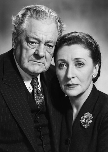 Lionel Barrymore and Judith Anderson