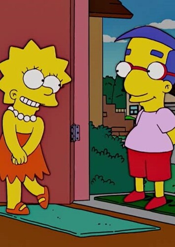 Lisa Simpson and Milhouse Van Houten