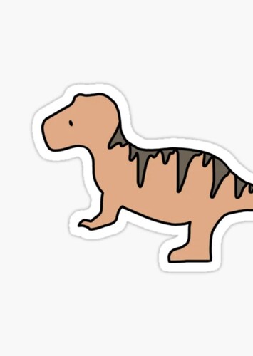 Little Orange Allosaurus