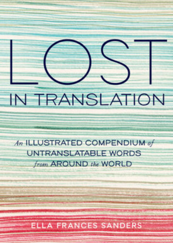 Lost in Translation