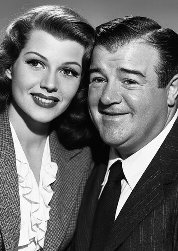 Lou Costello and Rita Hayworth