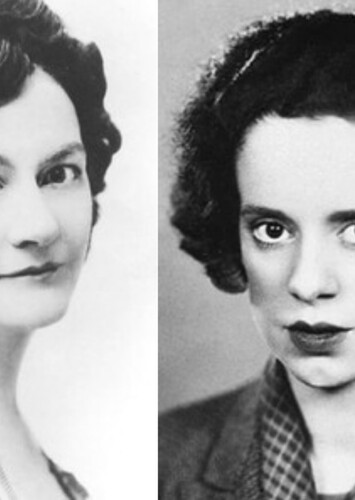 Lucille La Verne and Elsa Lanchester