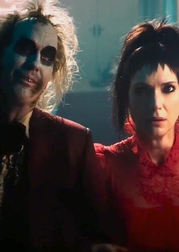 Lydia Deetz and Beetlejuice