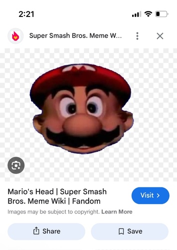 Mario head