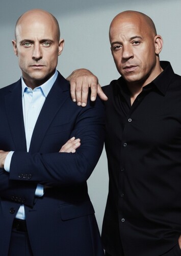 Mark Strong and Vin Diesel