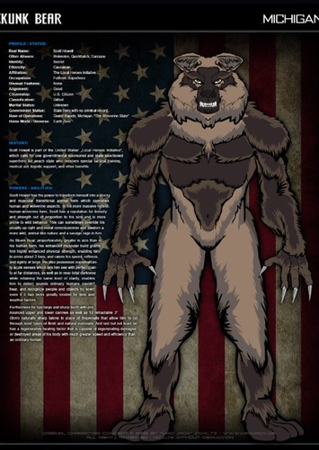 Michigan - the wolverine state: skunk beak