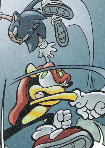 Mighty and Sonic argue