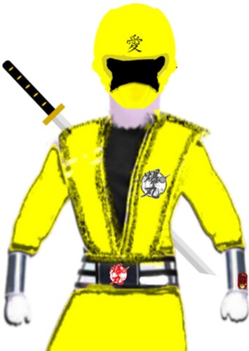 Rick Dotson The Ninja Ball Yellow Ranger