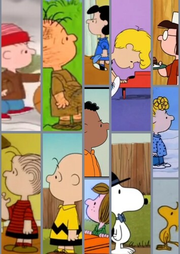No Mouth Peanuts characters