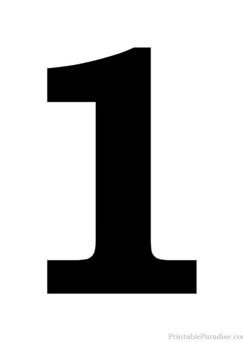Number: 1