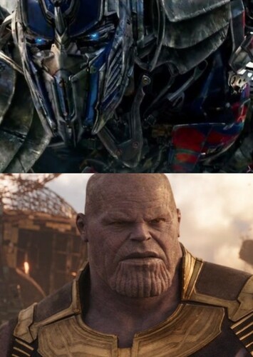 Optimus Prime vs Thanos