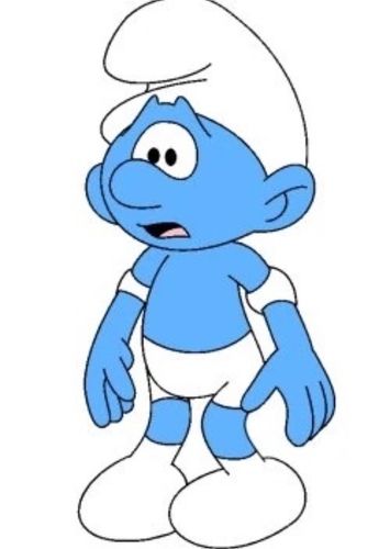 Panicky Smurf