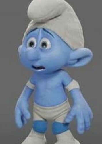 Panicky Smurf