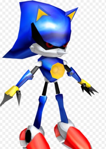 Person behind Metal Sonic: