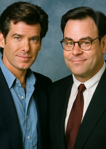 Pierce Brosnan and Dan Aykroyd