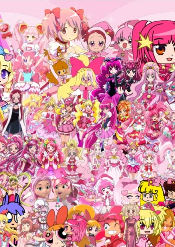 Pink magical girl