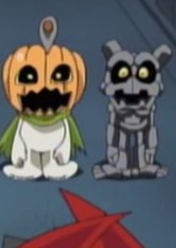 Pumpkinmon and Gotsumon