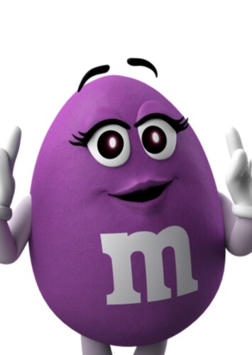 Purple M&M