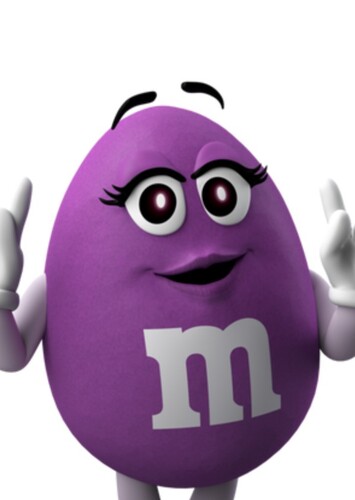 Purple M&M