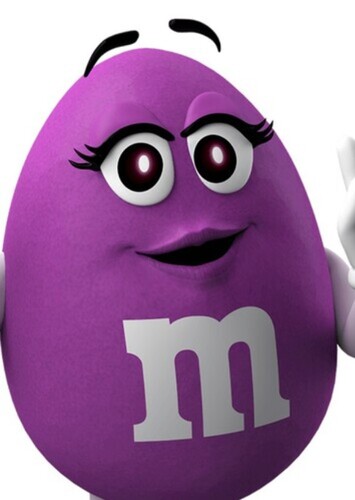 Purple M&M