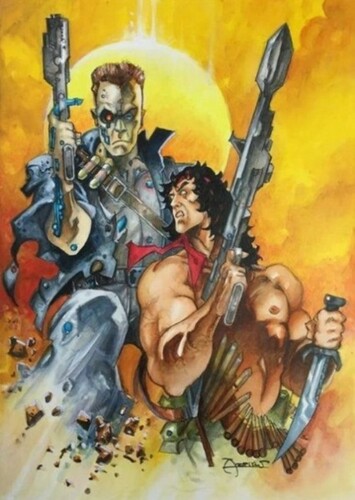 Rambo vs Terminator: First Blood on Judgement Day