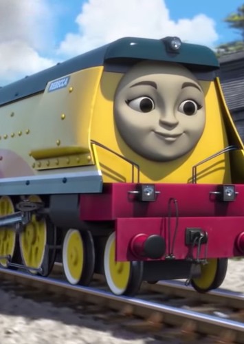 Rebecca The Yellow Tender Tank Engine in Thomas & Friends:The Smartest Big Engines Episode #10