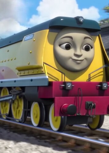 Rebecca the Yellow Tender Tank Engine