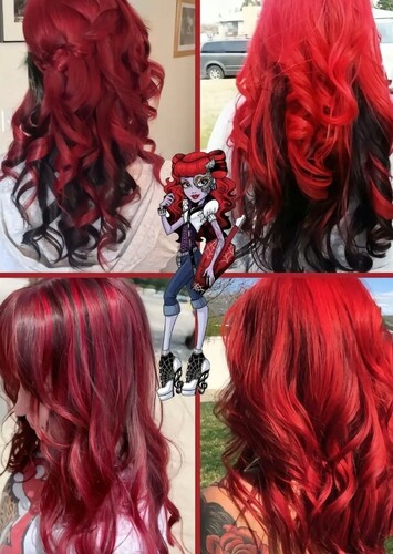 Red w Black Ombré