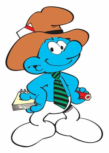 Reporter Smurf