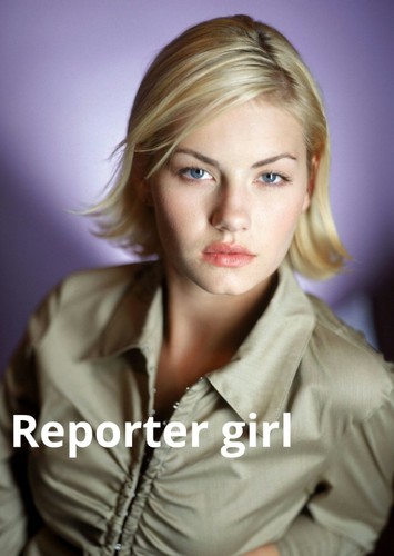 Reporter woman